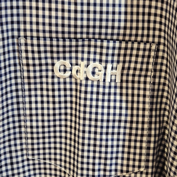 COMME DES GARCONS HOMME Gingham Cotton Shirt - Picture 5 of 8